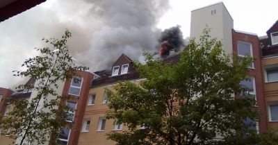 Nocny pożar mieszkania w Malborku; zatrzymano 34-latka